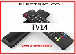 Vervangende afstandsbediening voor de TV14 van ELECTRIC-CO. - 0 - Thumbnail