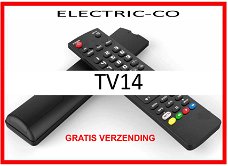 Vervangende afstandsbediening voor de TV14 van ELECTRIC-CO.