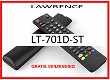 Vervangende afstandsbediening voor de LT-701D-ST van LAWRENCE. - 0 - Thumbnail