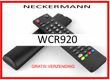 Vervangende afstandsbediening voor de WCR920 van NECKERMANN. - 0 - Thumbnail