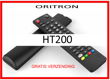 Vervangende afstandsbediening voor de HT200 van ORITRON. - 0 - Thumbnail