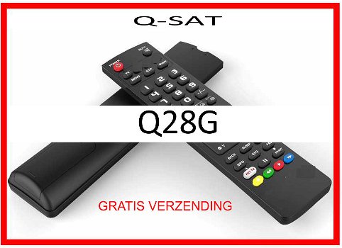 Vervangende afstandsbediening voor de Q28G van Q-SAT. - 0