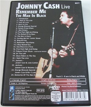 Dvd *** JOHNNY CASH *** Live: Remember Me - 1
