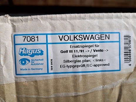 VW Golf III Vento Buitenspiegel Hagus 7081 Links - 2