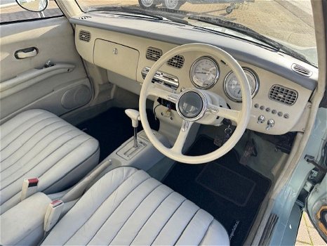 Hele mooie Nissan Figaro in Pale Aqua met nieuwe motor! - 7