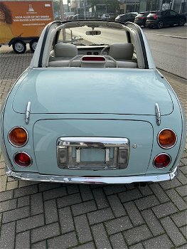 Nissan Figaro in Pale Aqua met wat lichte plekjes, doe er je voordeel mee! - 4