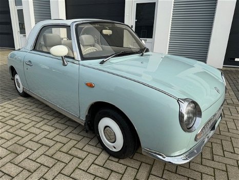 Nissan Figaro in Pale Aqua met wat lichte plekjes, doe er je voordeel mee! - 5