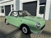 Hele mooie Nissan Figaro in Emerald Groen met slechts 96000 km (aantoonbaar) - 3 - Thumbnail