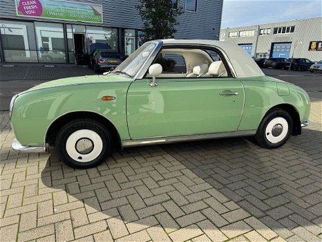 022 Hele mooie Nissan Figaro in Emerald Groen met slechts 96000 km (aantoonbaar) - 5