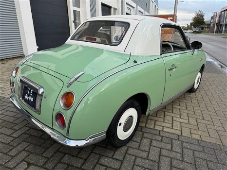 Hele mooie Nissan Figaro in Emerald Groen met 134000 km (aantoonbaar) - 4