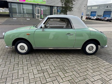 Hele mooie Nissan Figaro in Emerald Groen met 134000 km (aantoonbaar) - 6