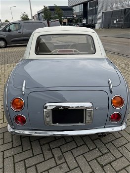 622 Hele mooie Nissan Figaro in Lapisgrijs met ruim 17500 aan facturen erbij! o.a. nieuwe motor! - 3