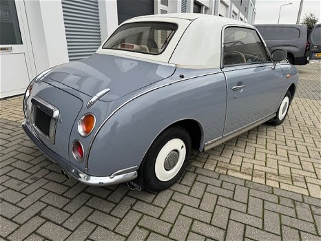 Hele mooie Nissan Figaro in Lapisgrijs met ruim 17500 euro aan facturen erbij! o.a. nieuwe motor! - 5