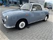 UNIEK mooie Nissan Figaro in Lapisgrijs met slechts 43600 KM!!!! NIEUWSTAAT - 1 - Thumbnail