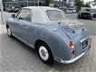 UNIEK mooie Nissan Figaro in Lapisgrijs met slechts 43600 KM!!!! NIEUWSTAAT - 2 - Thumbnail