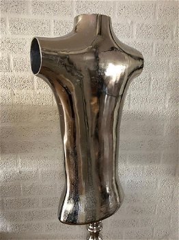 torso , aluminium , decoratie beeld - 3