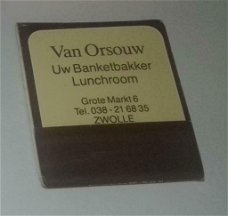 Luciferdoosje Banketbakker Van Orsouw Zwolle