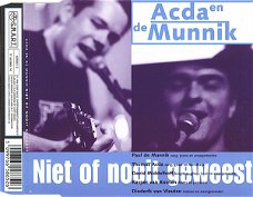 Acda en de Munnik – Niet Of Nooit Geweest (4 Track CDSingle)