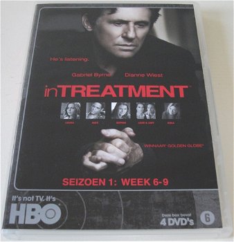 Dvd *** IN TREATMENT *** 4-DVD Boxset Seizoen 1: Week 6 - 9 - 0