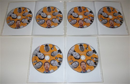 Dvd *** HOUSE *** 6-DVD Boxset Seizoen 1 - 5