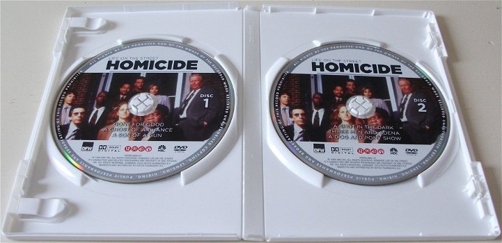 Dvd *** HOMICIDE: LIFE ON THE STREET *** 2-DVD Boxset Seizoen 1 - 3