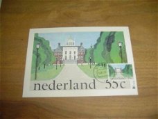 Maximumkaart met Paleis Huis ten Bosch zegel (55ct)