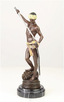 brons beeld , Goliath , brons - 1
