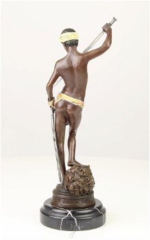 brons beeld , Goliath , brons - 4