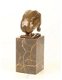 brons beeld , duiker, zwemmer - 3 - Thumbnail