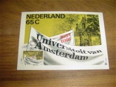 Maximumkaart Universiteit Amsterdam 350 jaar(65ct)