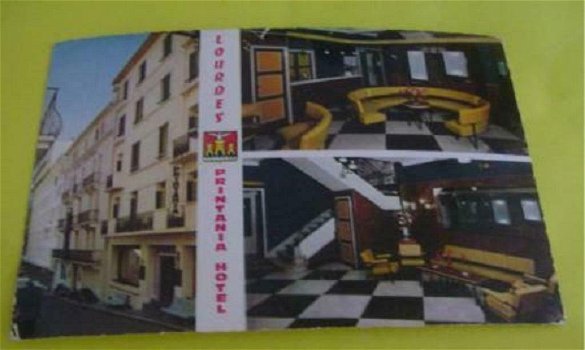 Kaart Lourdes Printania Hotel - 0