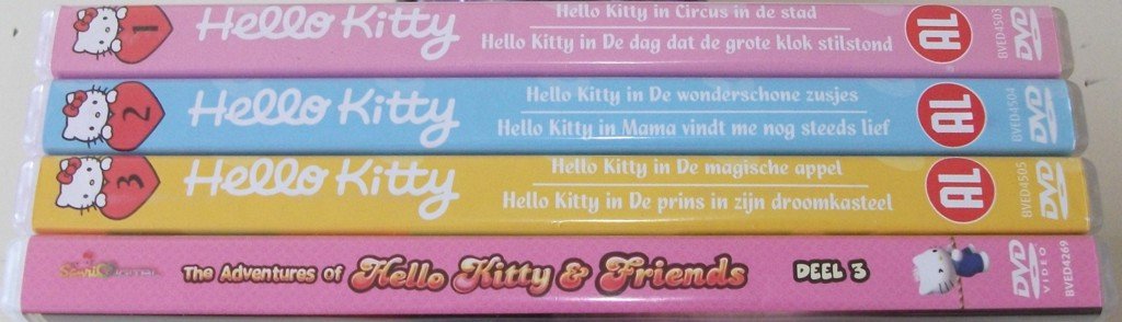 Dvd *** HELLO KITTY *** Deel 3 - 5