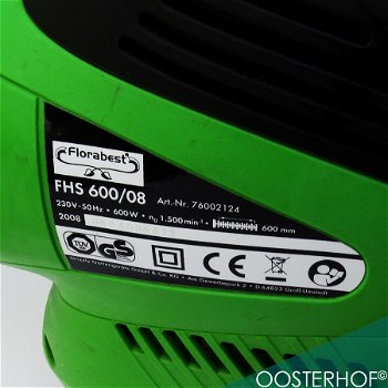 Florabest FHS 600-08 Electrische Heggenschaar Lasercut Blade - 4