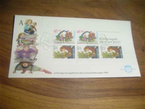 Fdc Kinderpostzegels 1980 - 0