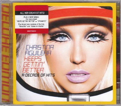 Christina Aguilera – Keeps Gettin' Better: A Decade Of Hits (CD & DVD) Nieuw/Gesealed - 0