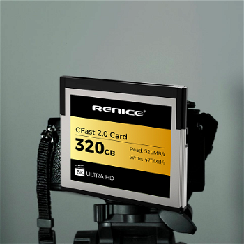 Gloednieuwe CFast2.0 geheugenkaart Renice320G - 1