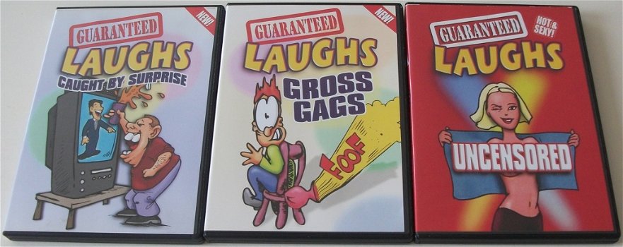 Dvd *** GUARANTEED LAUGHS *** 3-DVD Set - 0