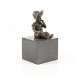 brons beeld , lief meisje - 7 - Thumbnail