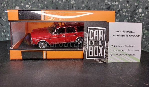 Volvo Nilssons 165 Wagon 1983 rood 1/43 Ixo V929 - 5