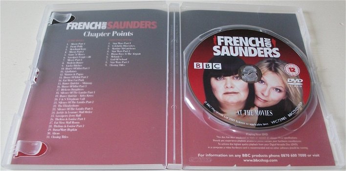Dvd *** FRENCH AND SAUNDERS *** At The Movies - 3