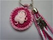 Gehaakte sleutelhanger Ballet (roze) - 0 - Thumbnail