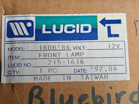 Nissan Bluebird (84-85) U11 Knipperlicht Lucid 215-1616 Links NOS - 5