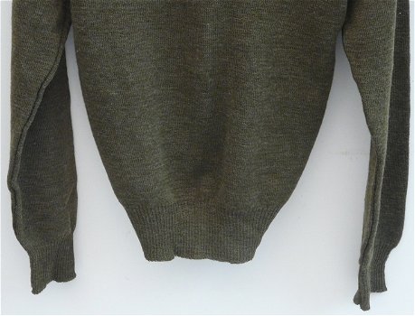 Trui / Pullover, Winter, V-hals, Koninklijke Landmacht, Maat: 3, 1972.(Nr.1) - 7