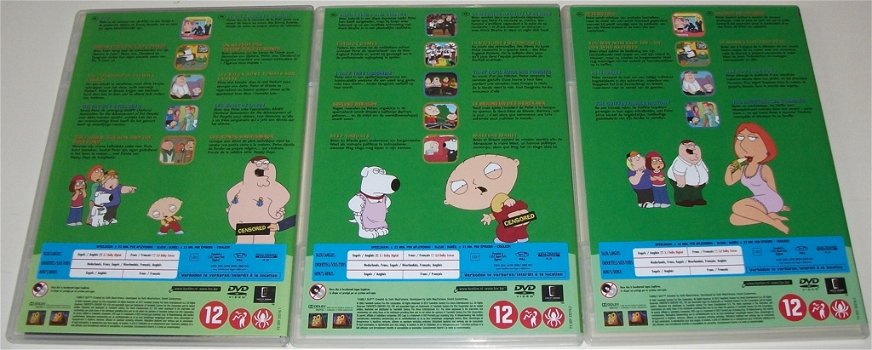 Dvd *** FAMILY GUY *** 3-DVD Boxset Seizoen 5 - 4