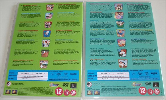 Dvd *** FAMILY GUY *** 2-DVD Boxset Seizoen 1 - 4