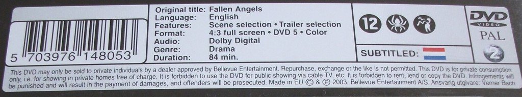 Dvd *** FALLEN ANGELS *** - 2