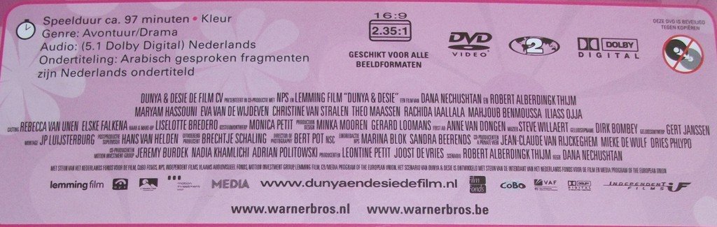 Dvd *** DUNYA & DESIE *** - 2