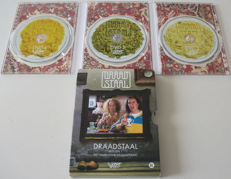 Dvd *** DRAADSTAAL *** 3-DVD Boxset Seizoen 1 - 3