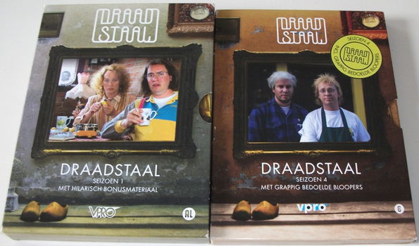 Dvd *** DRAADSTAAL *** 3-DVD Boxset Seizoen 1 - 4