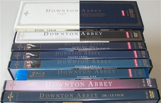 Dvd *** DOWNTON ABBEY *** 4-DVD Boxset Seizoen 3 - 5